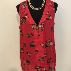 ModCloth cat shirt